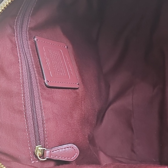 Coach Pebbled Leather Prairie Satchel & Coach Signature Saddle Brown Slim Wallet - Picture 15 of 16